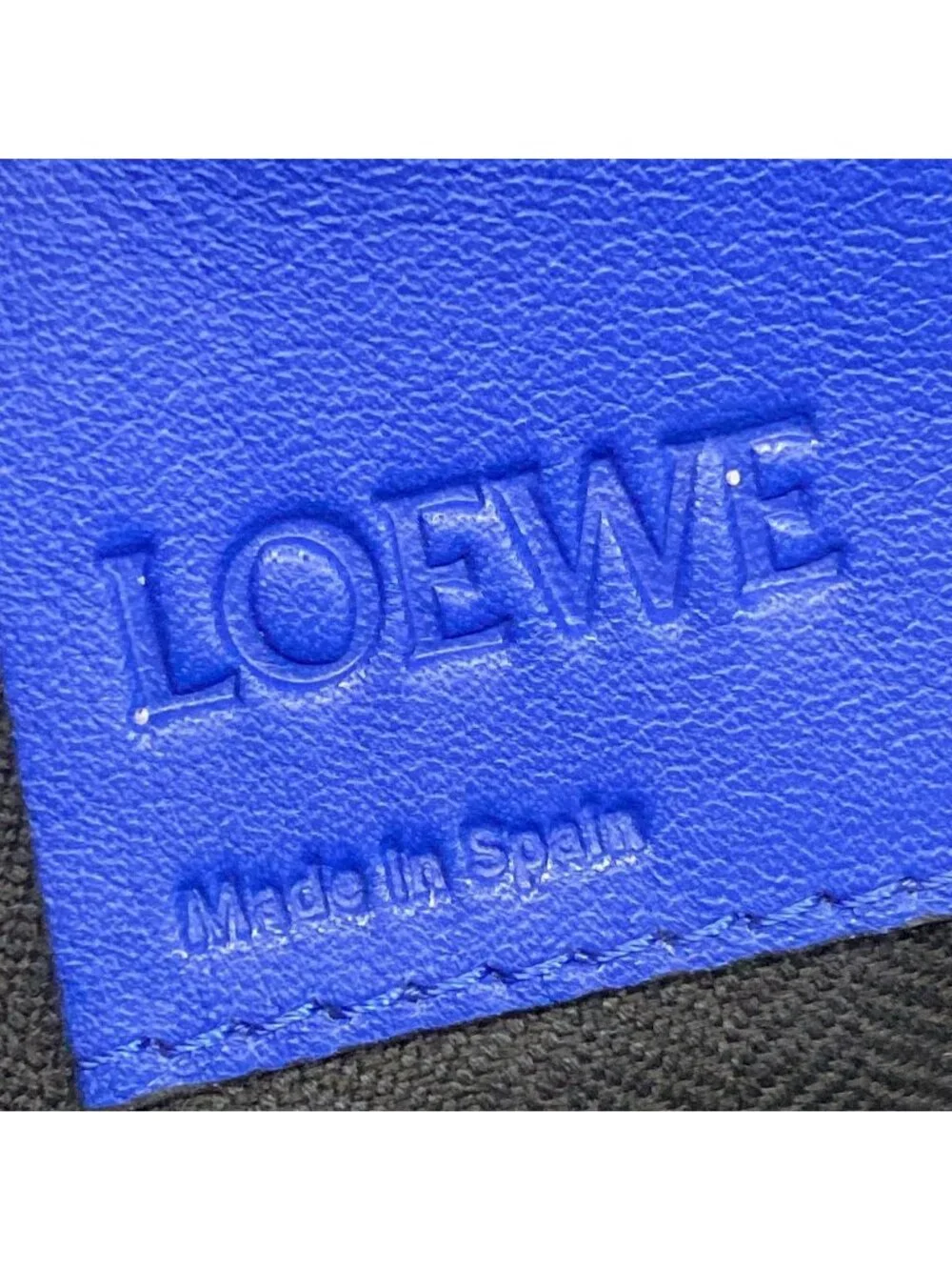 Loewe Tote Bag Hammock Small Navy Leather
